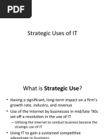 Lecture2 - Strategicusesof IT