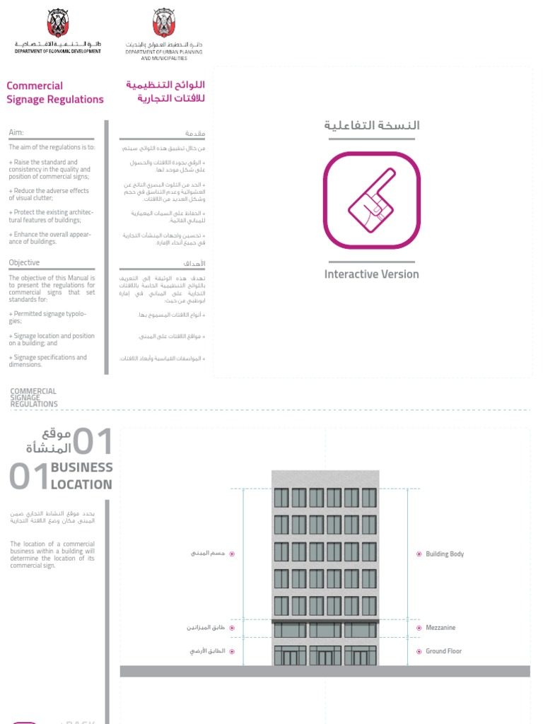 Commercial Signage Regulations PDF Architectural Design Architecture