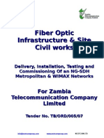 Fiber Optic Infrastructure & Site Civil Works v-2