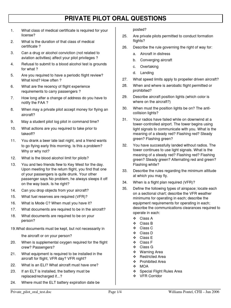 PRIVATE PILOT STAGE 2 | PDF