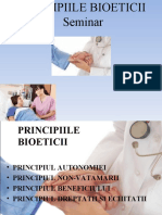 SEMINAR PRINCIPIILE BIOETICII