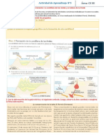 ¿Cómo Se Formó La Cordillera de Los Andes?: 1. Revisa El Doc. 4 Luego, Responde Las Preguntas