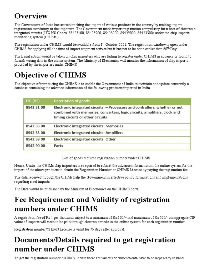 CHIMS | PDF | License | Computing