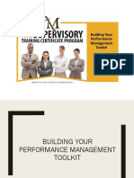 Building Your Performance Toolkit