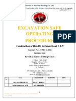 Excavation Safe Operating Procedure