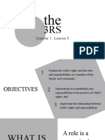 Homeroom Guidance 9 Quarter 1 Lesson 3 The 3Rs