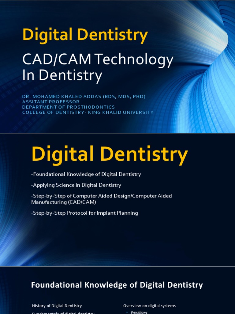 Digital Technologies In Dentistry Pdf 3 D Printing Secondary