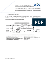 FF Pumping Station Recommandation - NFPA 20