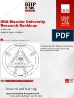 Iris Legacy 0714 Philippines Universitty Research Rankings DR CP David