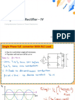 Single Phase Rectifier IV Class 18