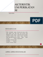 Karakteristik Hukum Perikatan Islam