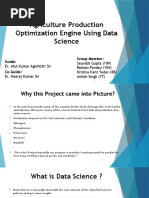 Agriculture Production Optimization Engine Using Data Science