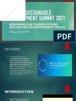 World Sustainable Development 2021