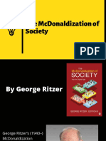 Part 7 The McDonaldization of Society