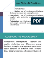 Management Styles & Practices