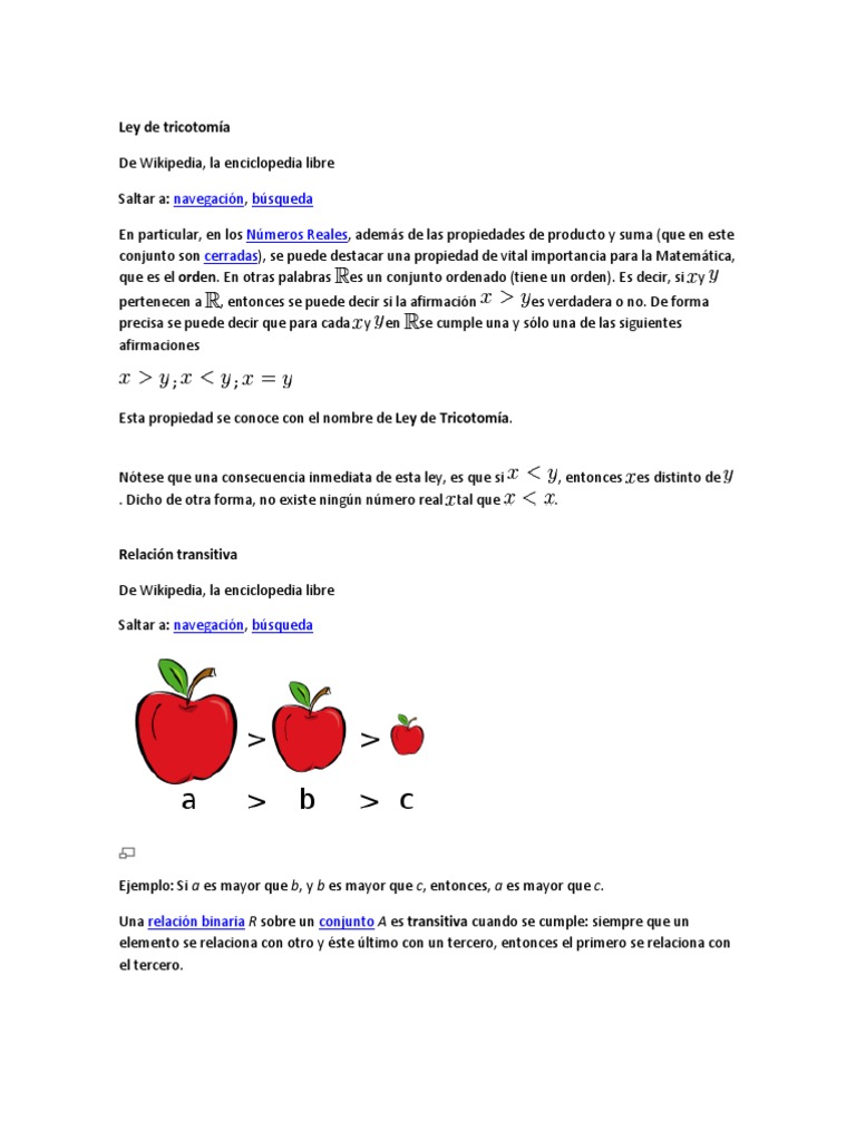 Ley de Tricotomía PDF
