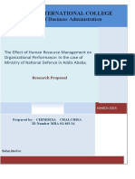 Chimdesa Research Proposal