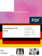 Deutschunterricht 3