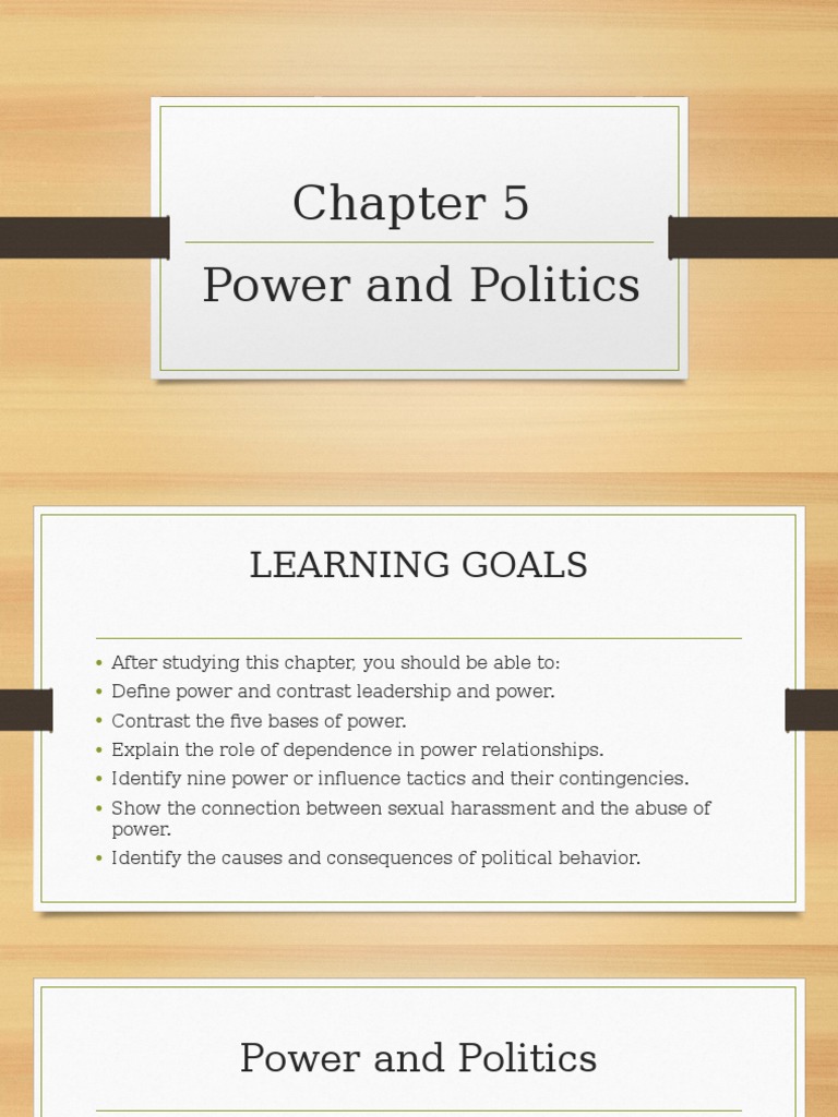 Power Dynamics in Organizations | PDF | Power (Social And Political ...