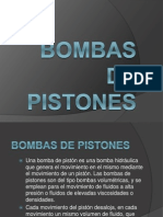 Bombas de Pistones