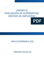 3.1.1 Vida Economica Metodo Genérico Vf