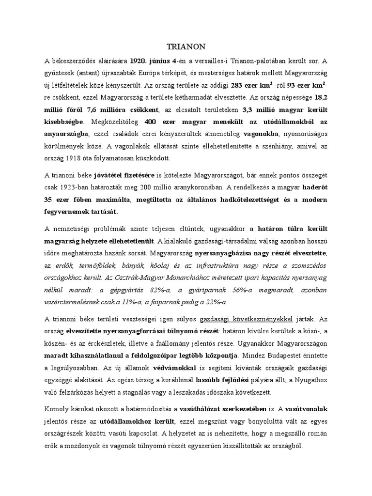Trianon | PDF