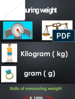 Measuring Weight