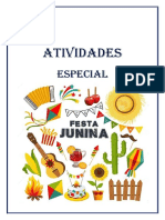 Atividades Especial Festa Junina