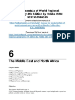 Fundamentals of World Regional Geography 4th Edition Hobbs Solutions Manual Download
