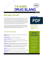 Drug Slang