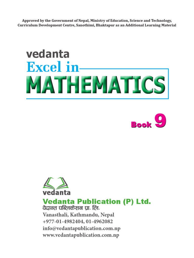 Vedanta Excel In Mathematics Class 10