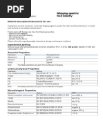 Whole Milk Powder Specification Sheet | PDF | Milk | Chemistry