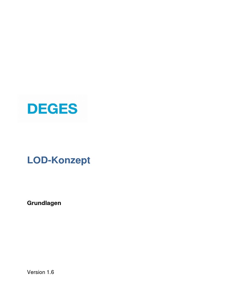 Bim Lod Konzept v16 | PDF