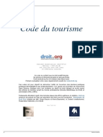 Code Du Tourisme - en France