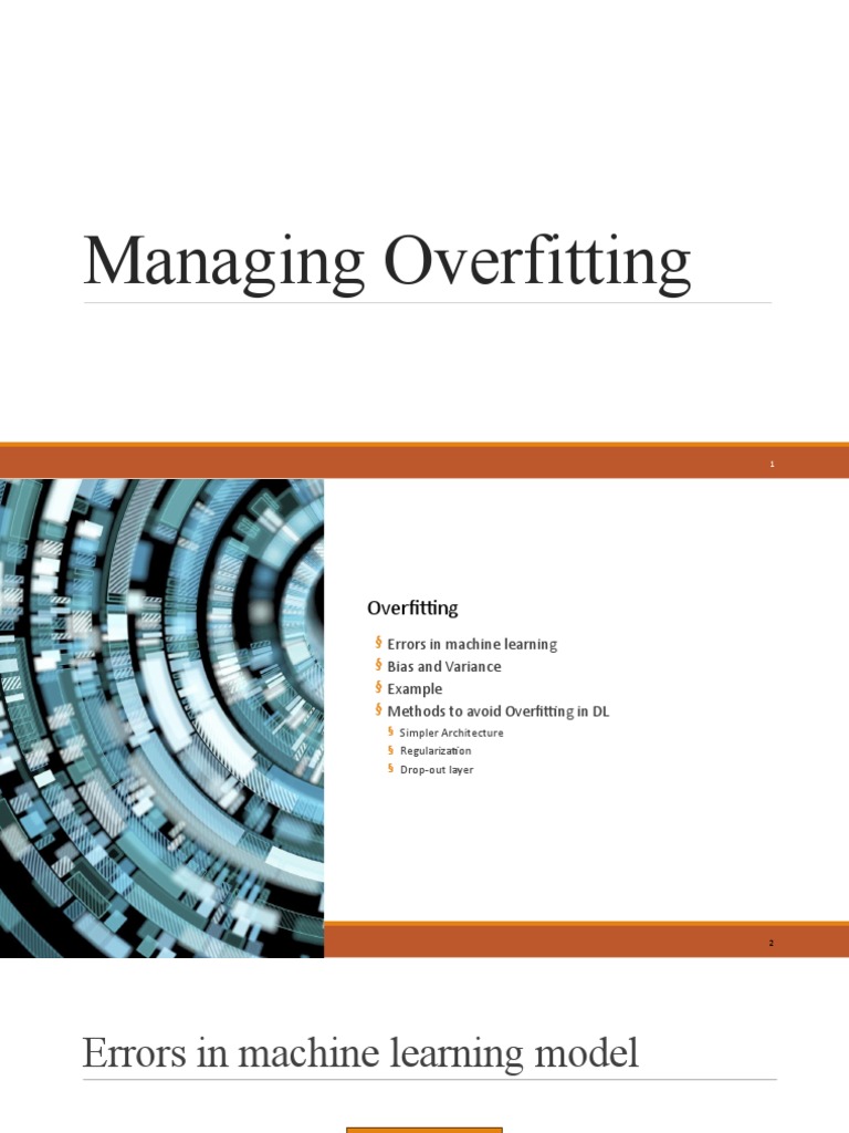 Overfitting and Mitigation | PDF