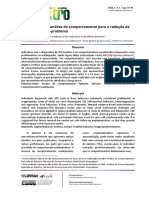 Contribuição Da Análise Do Comportamento para A Redução de Comportamento-Problema