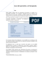 Fenómenos Entre Terapeuta y Pasciente