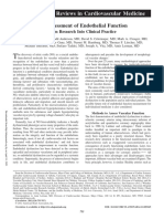 The Assessment of Endothelial Function From Research Into Clinical Practice