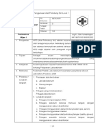 8.1.2.8 Sop Penggunaan Apd Level 1