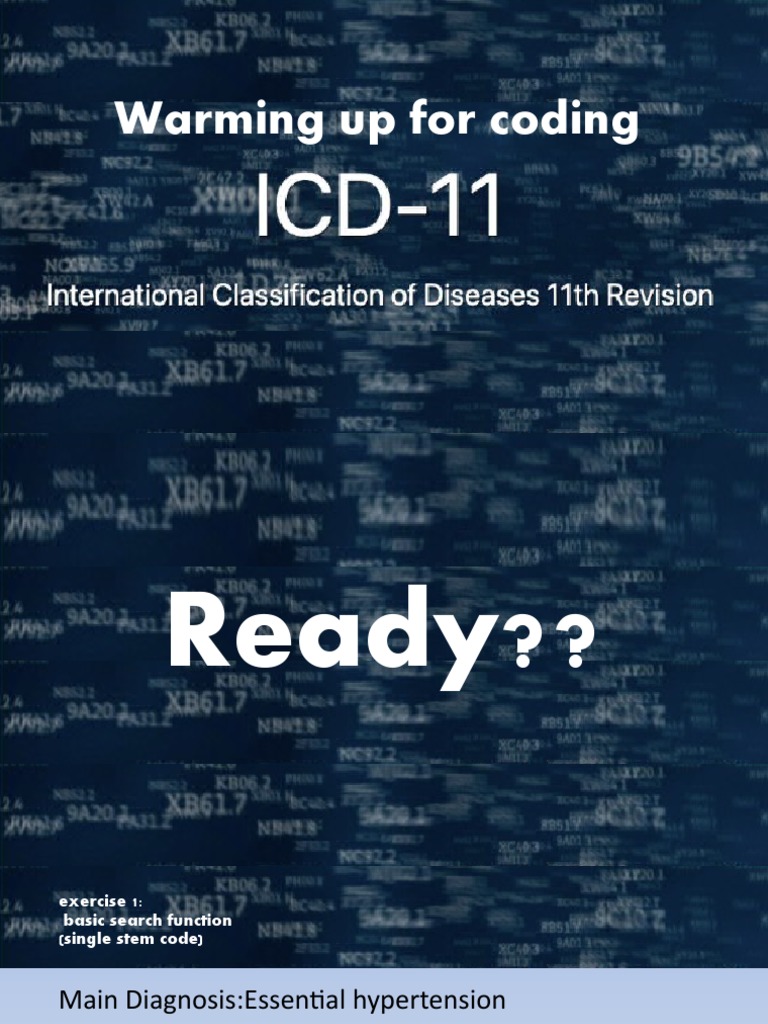 ICD 11 Exercises PDF Gestational Diabetes Diabetes