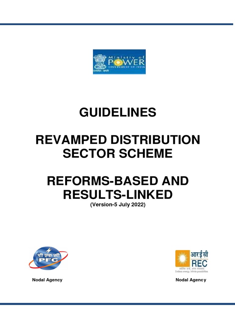 RDSS Guidelines 5 | PDF | Electric Power Distribution | Infrastructure