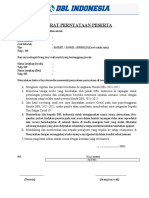 Surat Pernyataan Peserta DBL 2021-2022