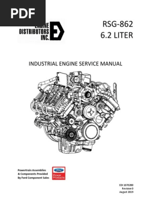 1992 Ford L Series Truck Shop Service Repair Manual Book Engine
