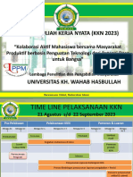 Pembekalan MAHASISWA KKN 2023 Dari Panitio