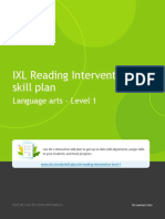 2.ixl Reading Intervention Level 1