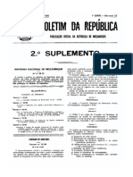 Decreto 26-95 de Junho e Decreto N 25-95 de 6 de Junho