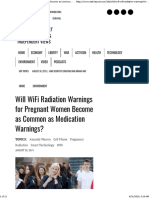 Will WiFi Radiation Warnings For Pregnant Women Become As Common As Medication Warnings