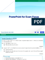 Powerpoint For Exam Focus