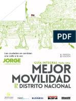 Guía para Una Mejor Movilidad en El Distrito Nacional 1era Edición Jorge Feliz Pacheco Versión Gráfica