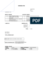 Semenalysis Reporting Sheet